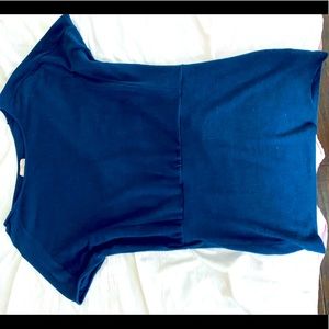 Blue tunic super soft stretch
